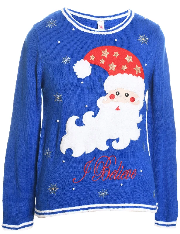 Santa Claus Christmas Jumper - S