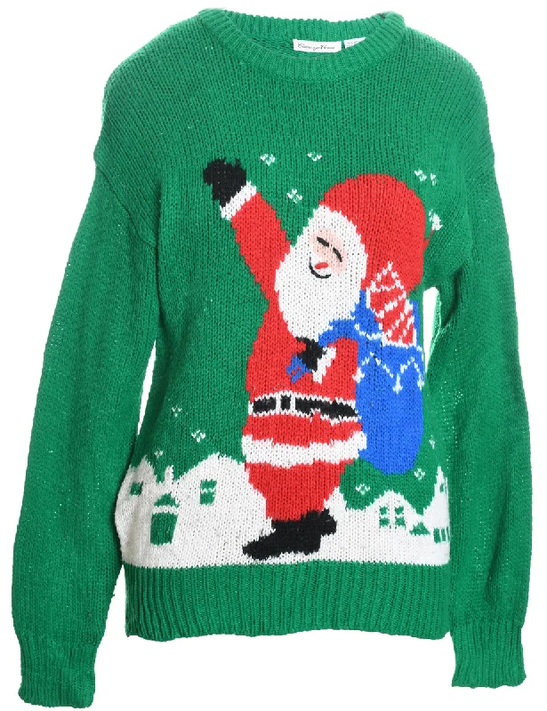 Santa Claus Christmas Jumper - S