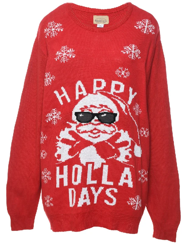 Santa Claus Christmas Jumper - XL