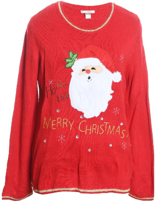 Santa Claus Christmas Jumper - XL