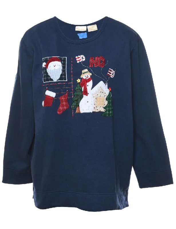 Santa Claus  Christmas Sweatshirt - XL