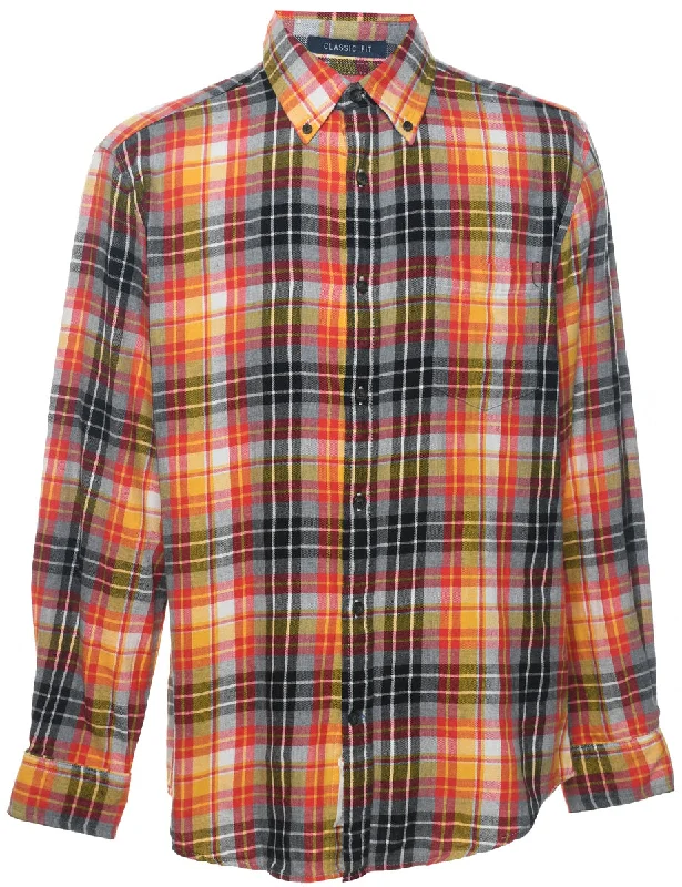 St John's Bay Checked Shirt - M