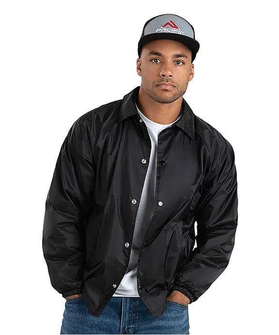 3100 - Augusta Sportswear Unisex Nylon Coach's Jacket | Black