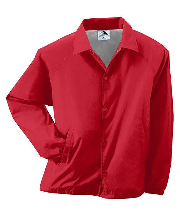 3100 - Augusta Sportswear Unisex Nylon Coach's Jacket | Red