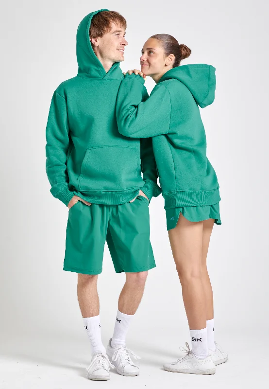 Hoodie unisex, smaragd grün