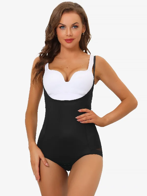 Mesh Tummy Control Full Shapewear Slimming Sculpting Bodysuit