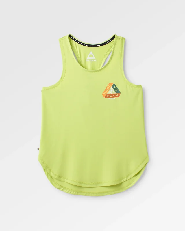 Twist Recycled Active Vest - Lime Juice