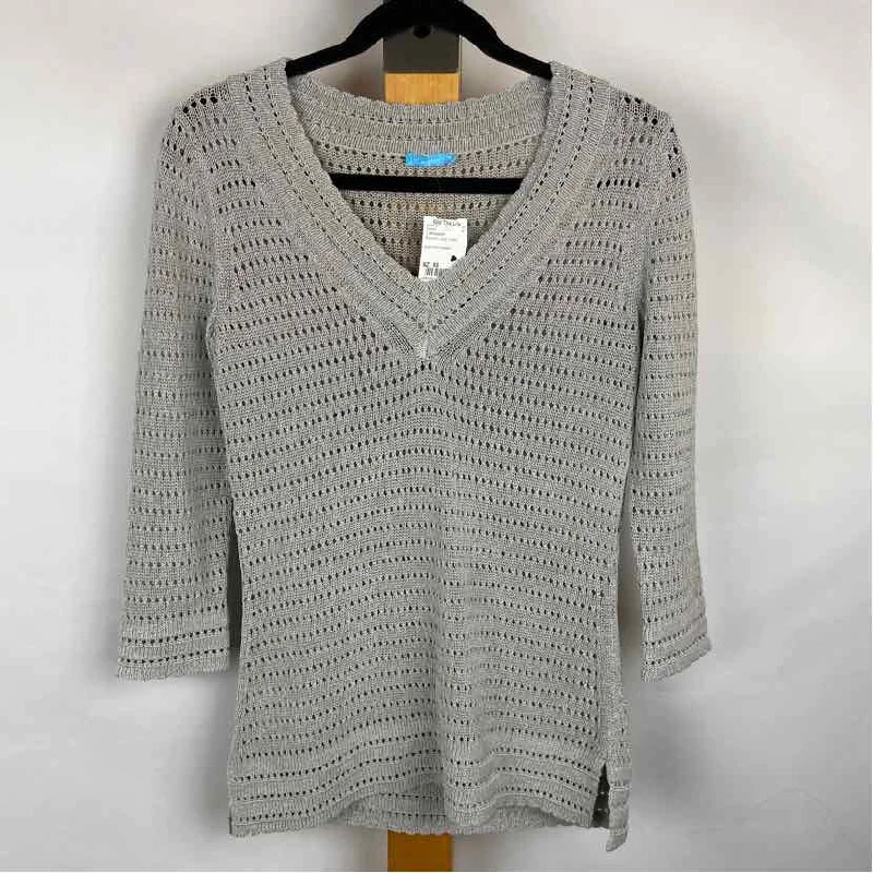 J. McLaughlin Women's Size XS Gray mesh Sweater