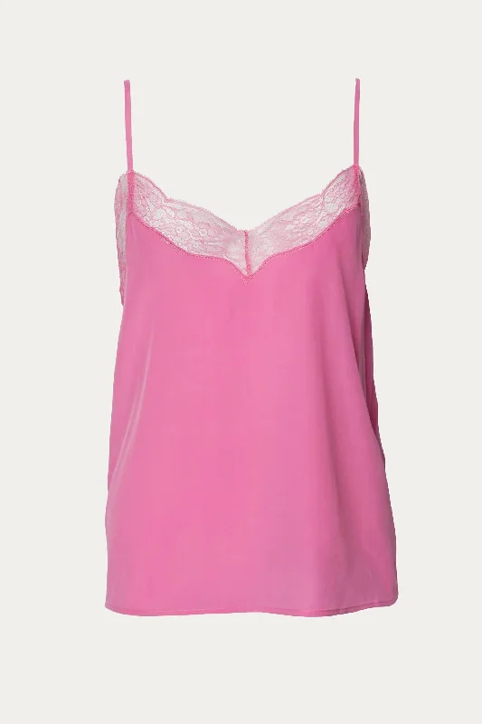 Lace Camisole In Pink