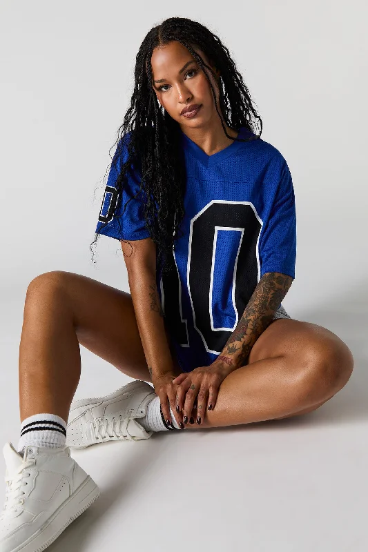 Sommer Ray Mesh Graphic Football Jersey