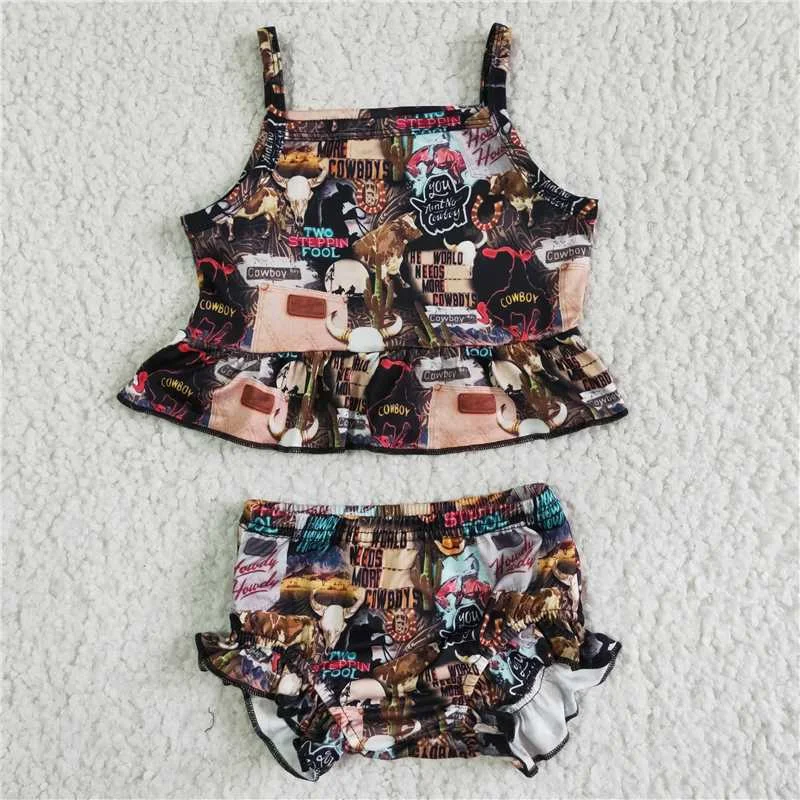 CamisolePlatinumcowboy camis Tops Bummies Set GBO0008