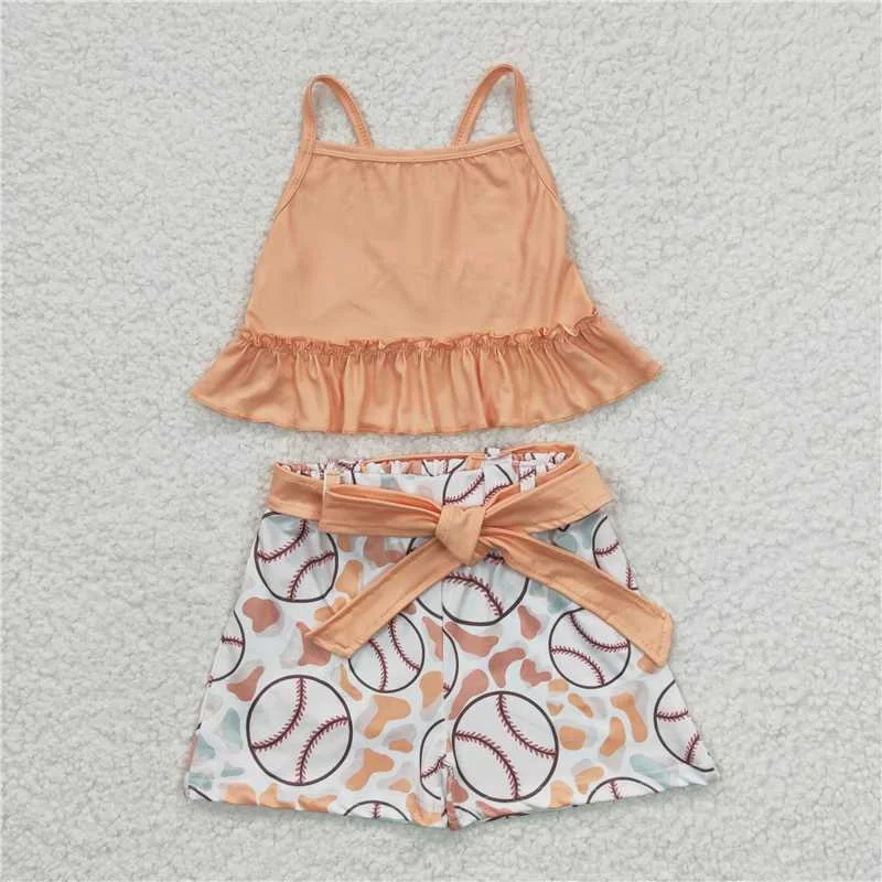 CamisoleGriffingirls orange camis & shorts outfits GSSO0172