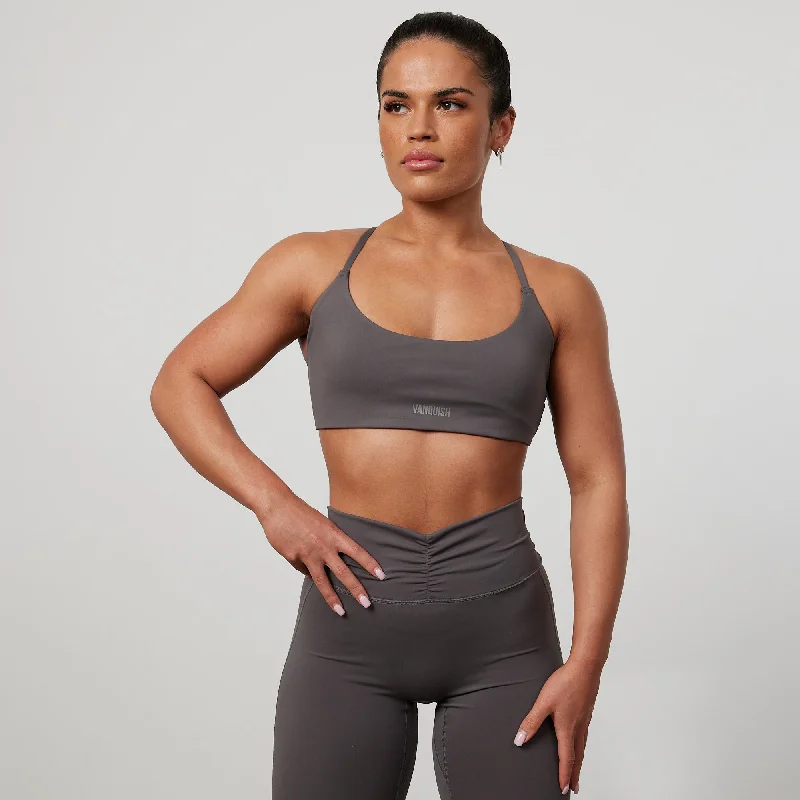 Vanquish Enhance Graphite Grey Backless Bra