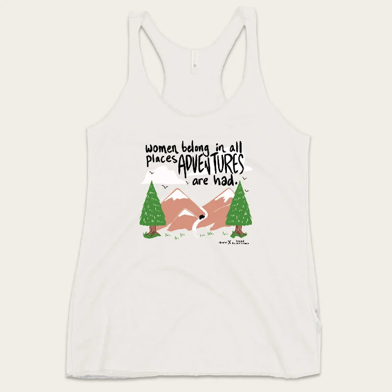 Women Belong - Rugged Outdoorswoman X Illumine Ladies Tank - Natural