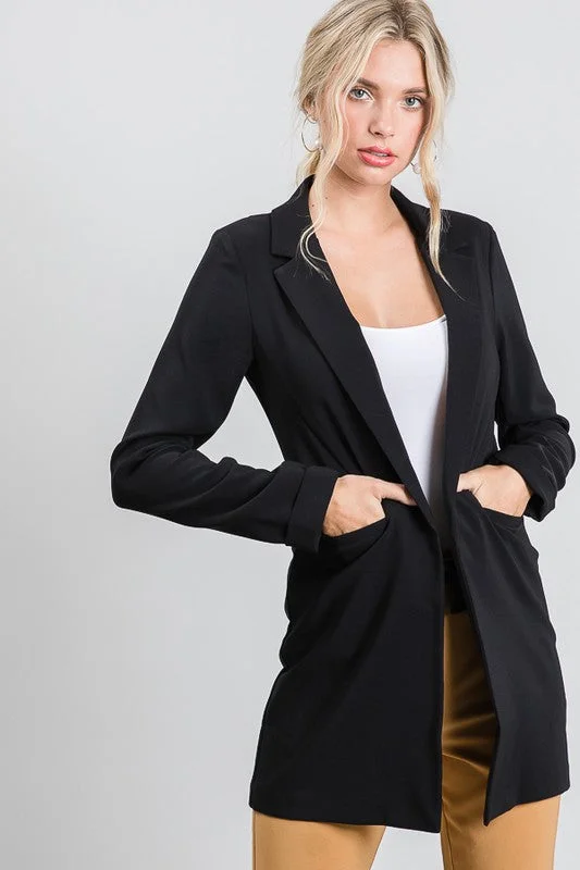 Valencia, Soft long blazer jacket